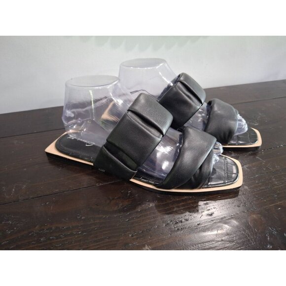 NWOB Circus NY by Sam Edelman Inara Black Flat Sandal/Sz. 7.5M - Picture 1 of 9